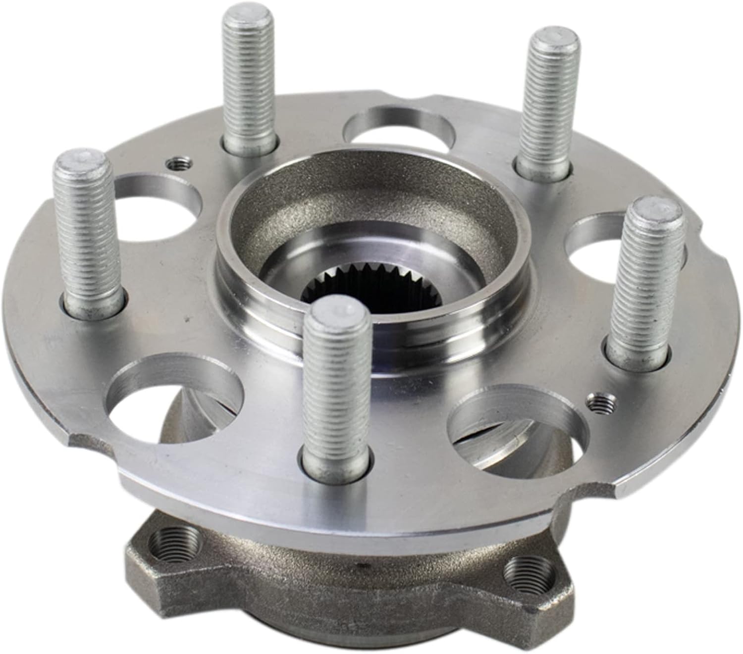 TRQ Rear Left and Right Wheel Bearing and Hub Assembly Set 2 Piece Compatible with 2015-2020 Acura TLX SH-AWD