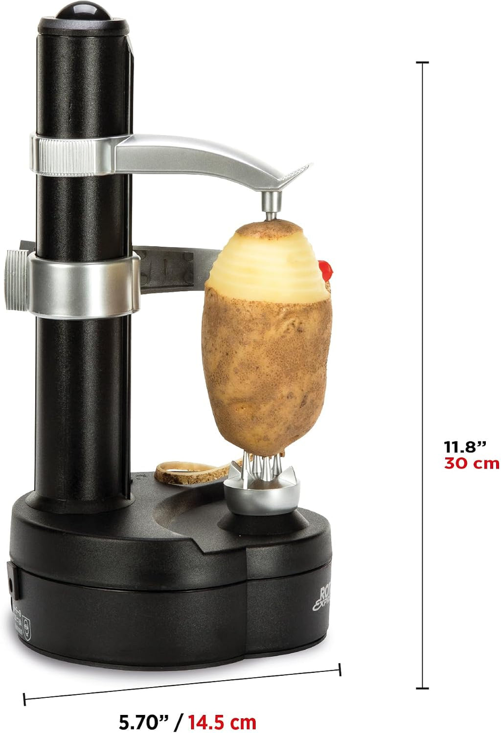 Starfrit Rotato Express Electric Peeler - 2 Spare Blades - Safe & Easy to Use - Effortlessly Peels Vegetables and Fruit,(Pack of 6)