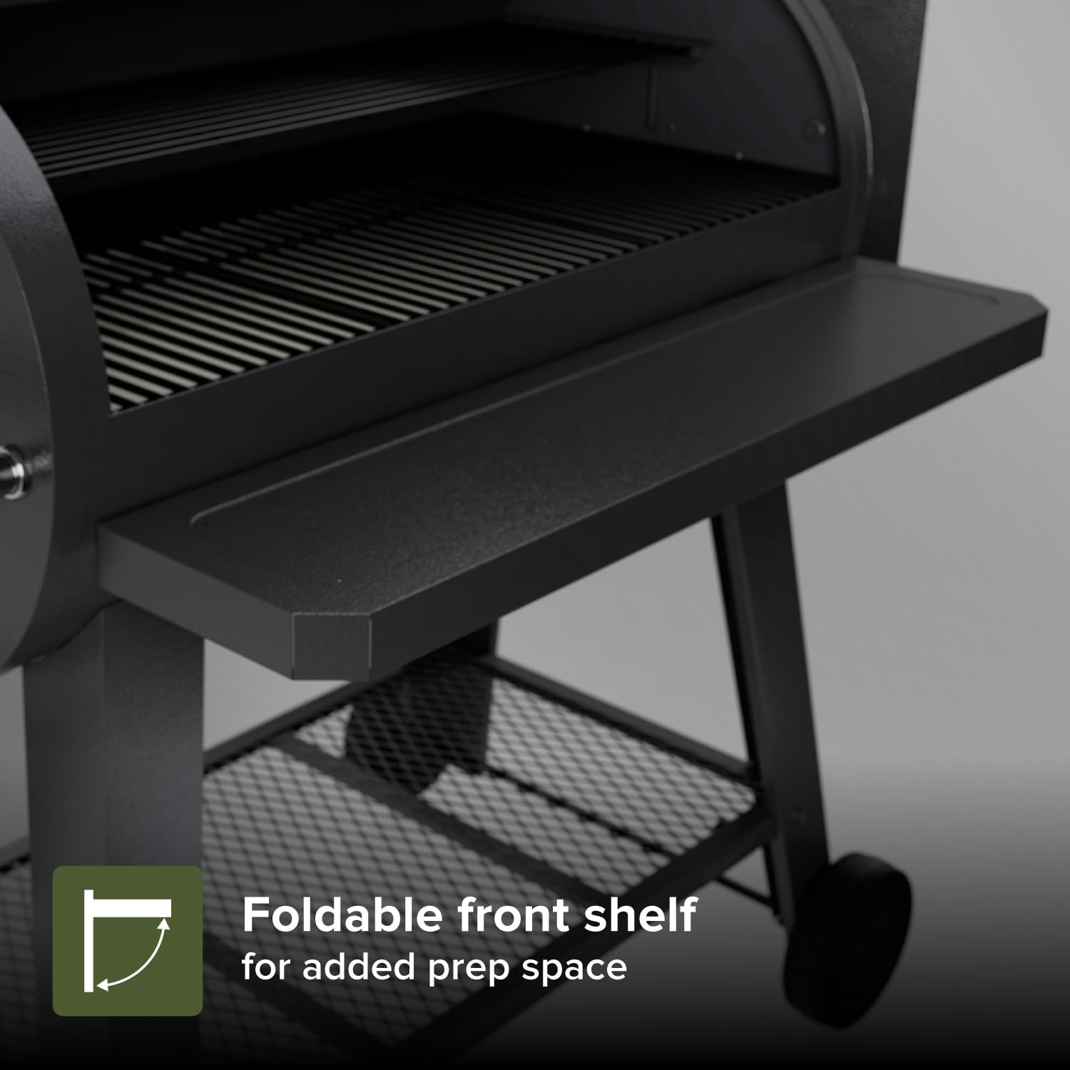 Oakford 930 Wood Pellet Grill with 930 SQ In Cooking Area, Steel Wire Grates, I-Site View Indicator, Heavy Duty Pellet Smoker Grill with Bluetooth Connectivity - 910-0509