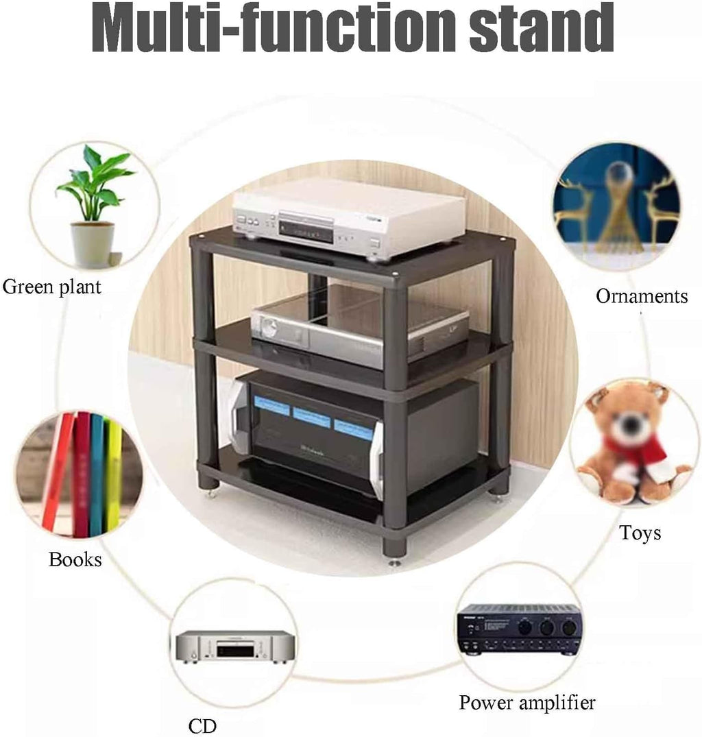 Amplifier Cabinet Cinema Audio Equipment Cabinet Professional Amplifier Bracket Bracket Audio Cabinet Equipment Cabinet Multi-Function Multi-Layer Audio Bracket Steel Bracket (Size : 1st Floor)