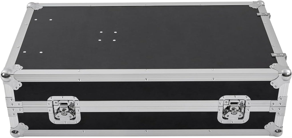 DNYSYSJ 14U PA DJ Cabinet with Wheels,14U Rack Case & Audio Studio Rack, 661lbs Load Mobile DJ Equipment Storage, Atlantic-Mitsu Style 5-Tier Media Rack