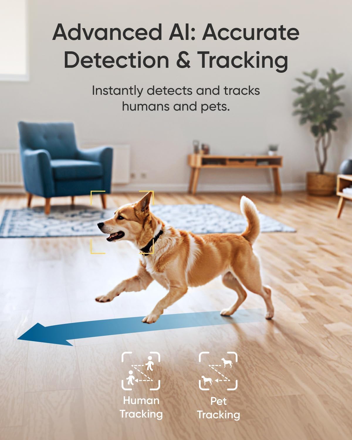 eufy Security 4K Indoor Camera E30 -No Subscription,360° Pan Tilt,AI Auto Tracking,Color Night Vision,Pet/Baby/Nanny Camera with Two-Way Audio,AI Human/Pet Detection,Works with HomeKit((2-Pack)
