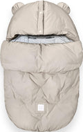7AM Enfant Universal Stroller Footmuff - Water Repellent Winter Bunting Bag for Strollers & Car Seats, Soft Micro-Fleece & Plush Lined Stroller Footmuff for Baby Boy & Girl | BebePOD
