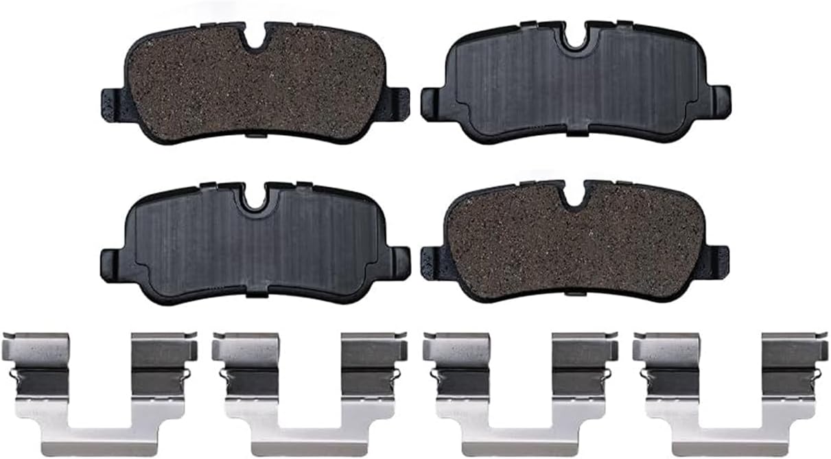 Detroit Axle - Brake Kit for Land Rover LR4 Range Rover Sport Brake Rotors Ceramic Brakes Pads Front and Rear Replacement: 14.17' inch Front and 13.78' inch Rear Rotors