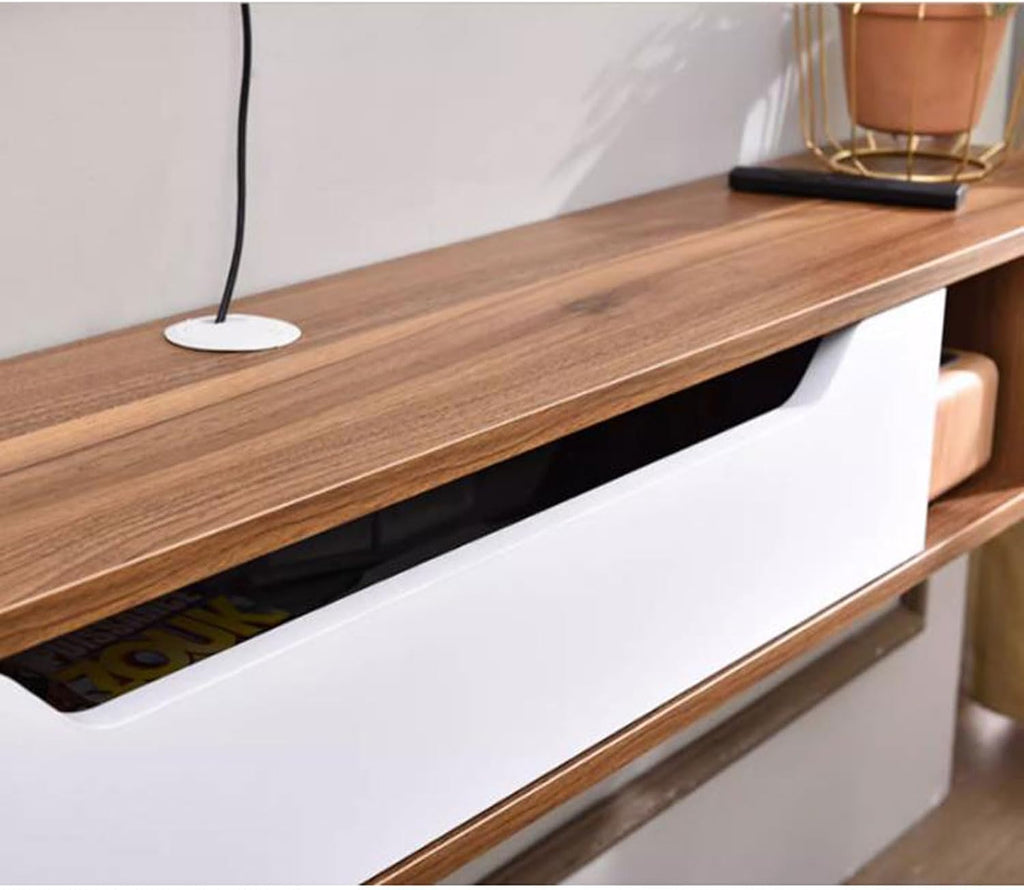 Modern Wall Mounted TV Cabinet Floating TV Shelf Wall Shelf Entertainment Center TV Stands Media TV Console Bookcase Multimedia Storage Cabinet TV Wall Unit Decor Shelf Audio-visual Equipment Shelves