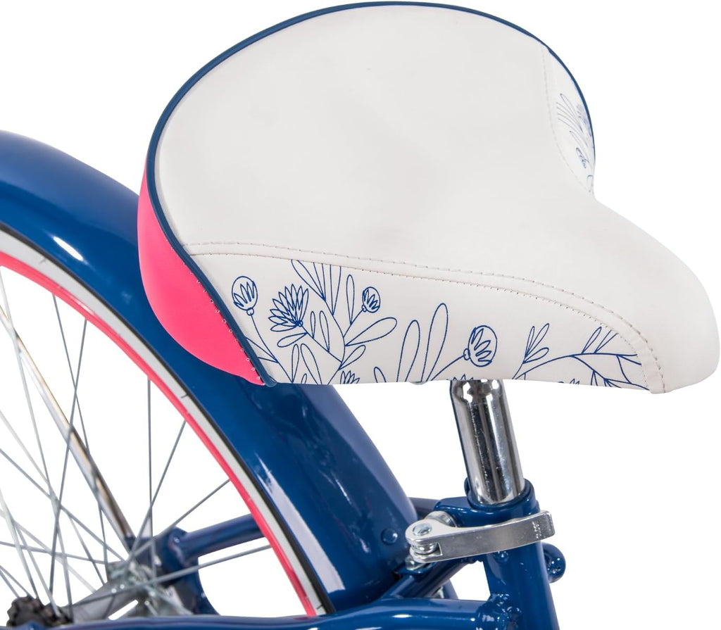 Huffy Cruiser Bike, Fairmont or Woodhaven Model, 20/24/26 Inch Sizes, Perfect for Casual Rides, Ergonomic Design, Rear Rack and Basket on Woodhaven Model, Simple Coaster Brakes, Multiple Color Options