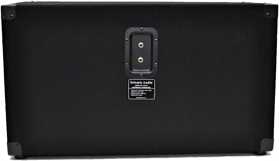 Seismic Audio - Empty 212 Guitar Speaker Cabinet - 2x12 PA/DJ PRO Audio - Loaded with Everything but Speakers. Includes Grill, Wire, Jack Plates, Handles, etc.