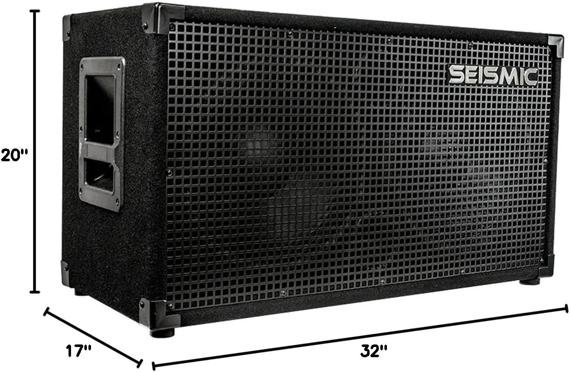 Seismic Audio - 212 GUITAR SPEAKER CABINET - 2x12 200 Watts PA/DJ PRO AUDIO