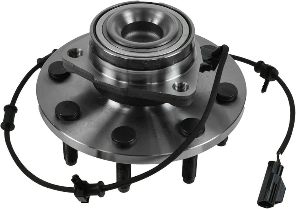 TRQ 2 Piece Front Wheel Bearing & Hub Assembly Set Compatible with 2006-2008 Dodge Ram 1500 Ram 2500 Ram 3500
