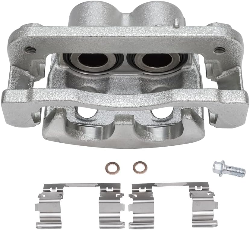 Detroit Axle - Brake Kit for Sierra Silverado 1500 Escalade Tahoe Yukon Disc Brake Rotors Brake Pads Front Brake Calipers Replacement : 12.99' inch Front & 13.58' inch Rear Rotor