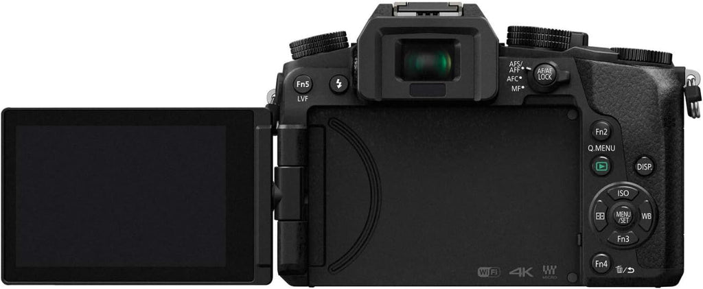Panasonic LUMIX G7 4K Digital Camera, with 14-42mm Mega O.I.S. Lens, 16 Megapixel Mirrorless Camera, 3-Inch LCD, DMC-G7KK (Black)