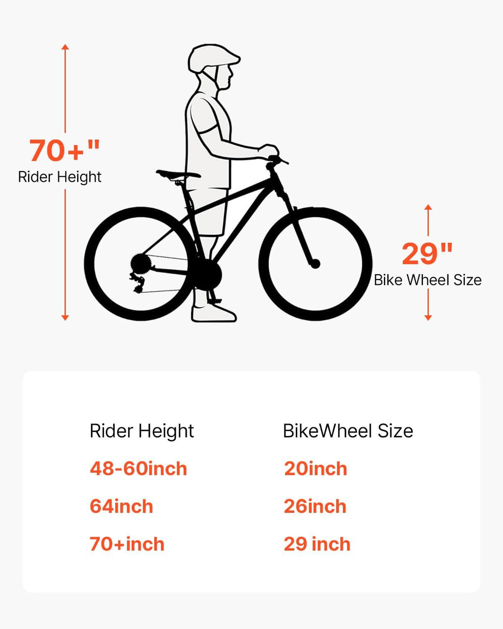 VEVOR Mountain Bike for Men/Women, 20'/26'/29' Sizes, 7/21/24 Speed Twist Shifting, Front or Dual Suspension, Dual Disc Brakes, Comfort Saddle, Sleek Colors