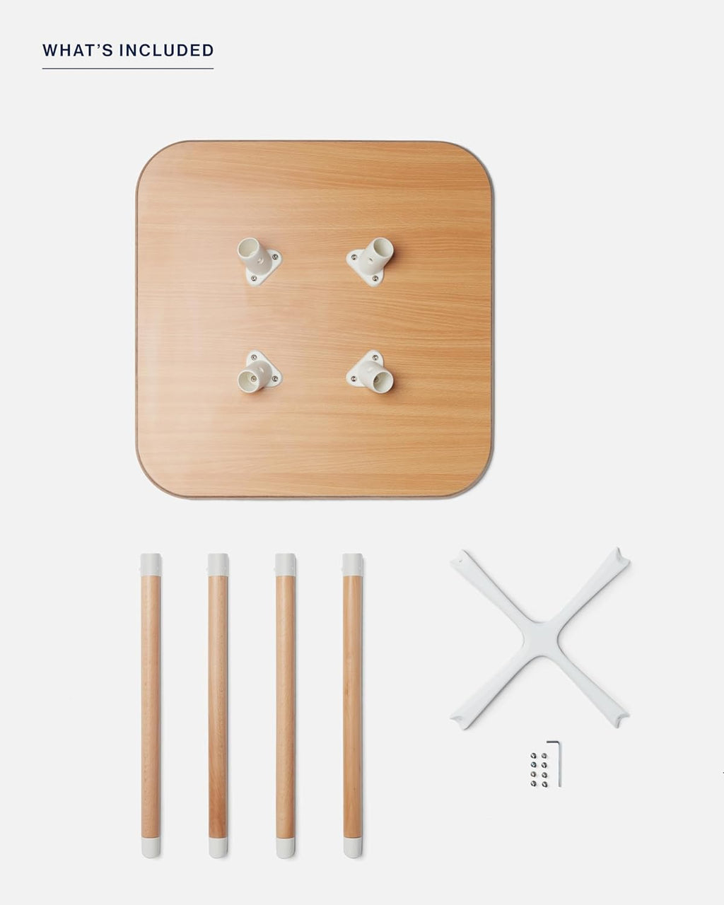 Lalo The Play Kit - Kids Table & Chairs Set with Sustainably Sourced Wood Table & 2 Non-Toxic Bucket Seat Chairs - Safe & Comfortable - Natural/Licorice