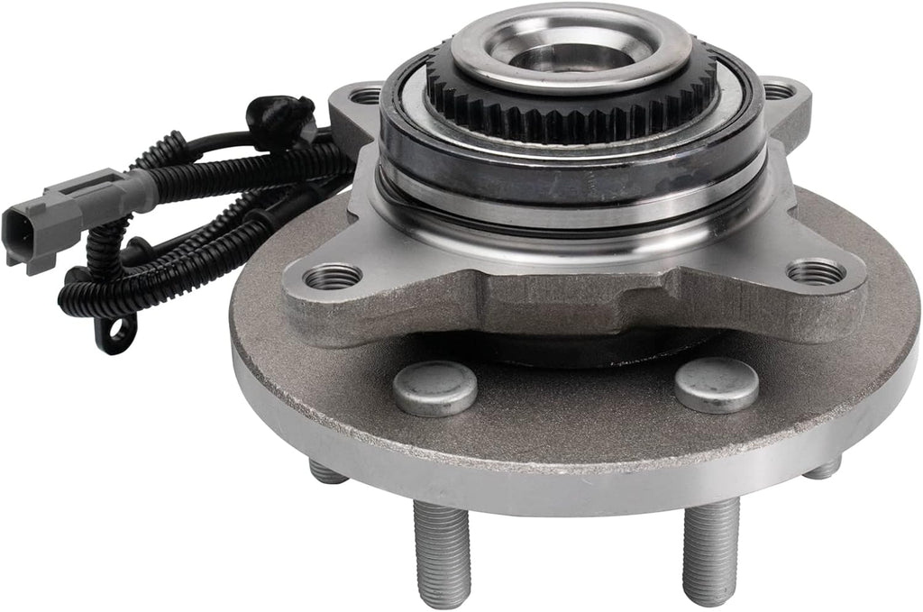 TRQ Front Left and Right Wheel Bearing and Hub Assembly Set 2 Piece Compatible with 2017-2020 Ford F-150 Raptor