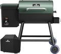 DAMNISS Electric Wood Pellet Grill 8 In 1 BBQ Grills for Outdoor Grill with Auto Feed & PID Temperature Control (180-450°F)456 Sq.In Cook Area Smoker Gills for Backyard New House Gifts
