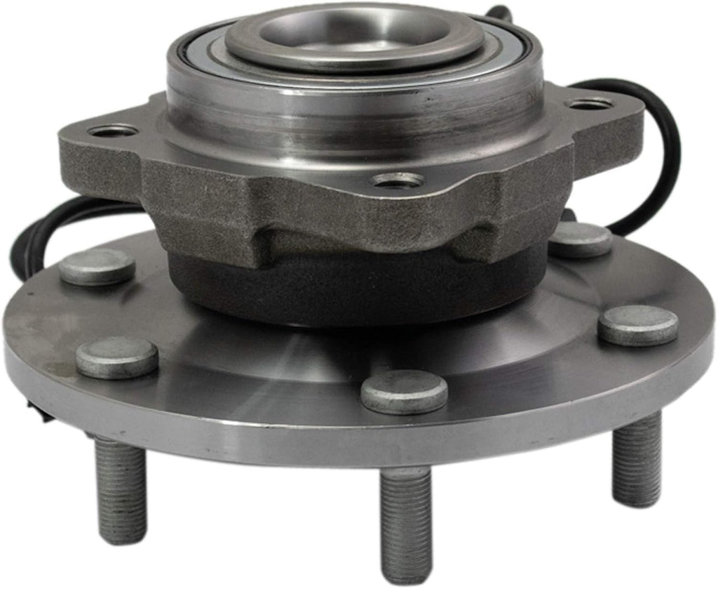 TRQ 2 Piece Rear Wheel Bearing & Hub Assembly Set with ABS Sensor Compatible with 2012-2015 Nissan Armada