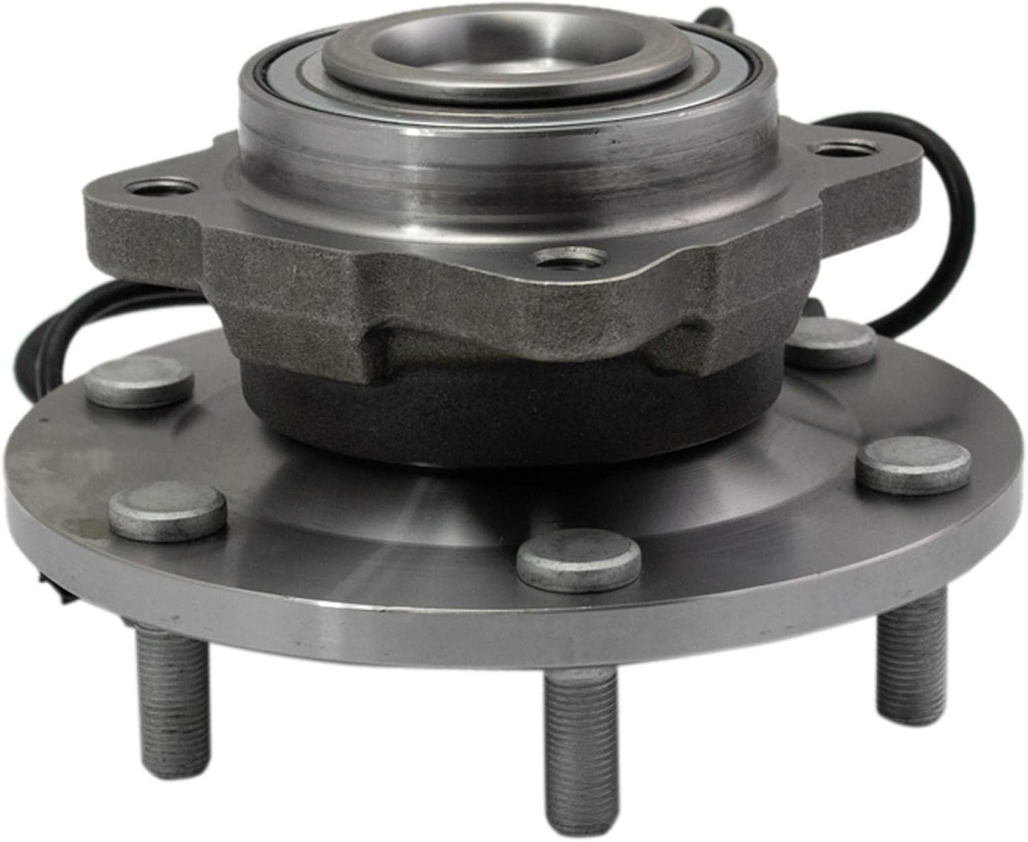 TRQ 2 Piece Rear Wheel Bearing & Hub Assembly Set with ABS Sensor Compatible with 2012-2015 Nissan Armada