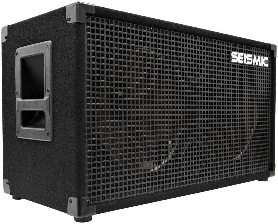 Seismic Audio - SA-212Empty-USA - Empty 2x12 Guitar Speaker Cabinet with Interchangeable USA Grille