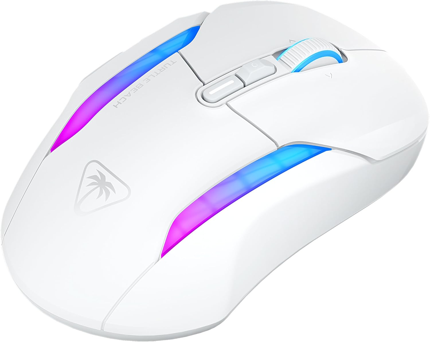 Turtle Beach Kone II Air Wireless RGB Gaming Mouse, 350-Hr Rechargeable Battery, 26000 DPI Optical Sensor, 100M Click Optical Switches, 21 Customizable Inputs, Ergonomic, 4D Scroll Wheel– Arctic White
