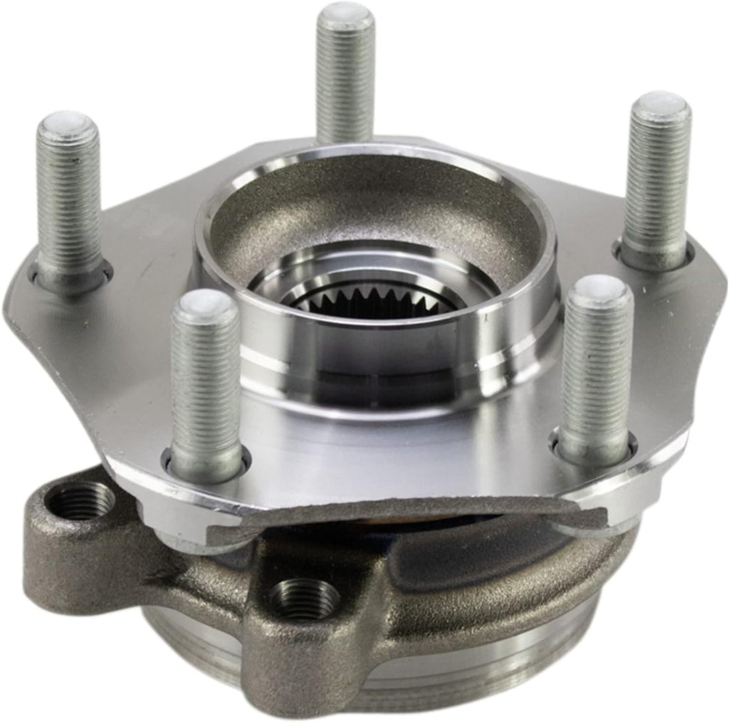TRQ Front Left and Right Wheel Bearing and Hub Assembly Set 2 Piece Compatible with 2019-2023 Nissan Altima