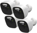 myQ Outdoor Battery Camera | 2K Camera, Color Night Vision, Spotlight, Motion Alerts, Live View with Two-Way Talk, Wireless, Weather-Resistant, Outdoor, White, 4 Pack