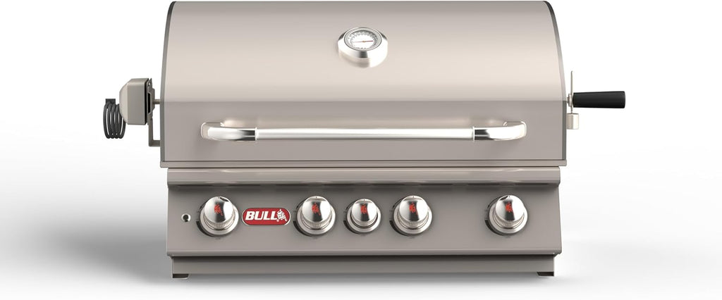 Bull Outdoor Products Premium Outdoor Kitchen Bundle – Angus 75,000 BTU Built-In Grill Head, Double Drawer with Reveal, 38' Double Doors, Single Side Burner, 304 Stainless Steel – LP