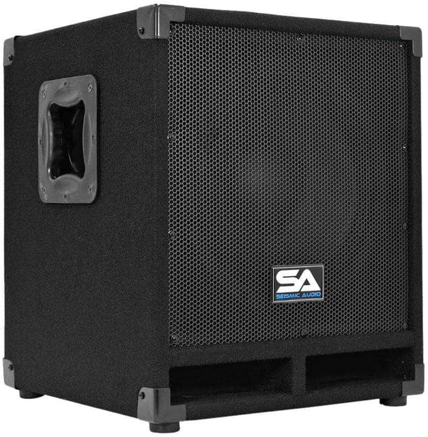 Seismic Audio Mini-Tremor Powered 12-Inch Pro Audio/DJ Subwoofer Cabinet Active 12-Inch Subwoofer