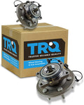 TRQ 2 Piece Rear Wheel Bearing & Hub Assembly Set Compatible with 2003-2006 Ford Expedition Lincoln Navigator