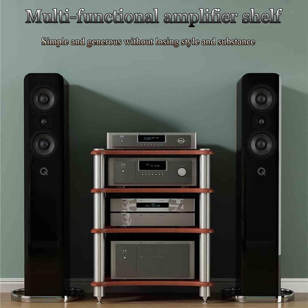 Cinema audio equipment cabinet home professional amplifier rack HIFI audio cabinet equipment cabinet multifunctional multi-layer audio cabinet does not hurt the floor strong gravity Apply to a variety