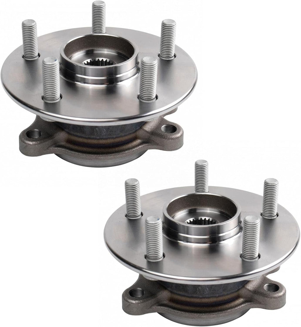 TRQ Front Left and Right Wheel Bearing and Hub Assembly Set 2 Piece Compatible with 21-23 Lexus ES250 2021 Toyota Avalon XLE L4 2.5L 18-22 Camry SE LE XLE XSE L4 2.5L 18-20 Camry L L4 2.5L