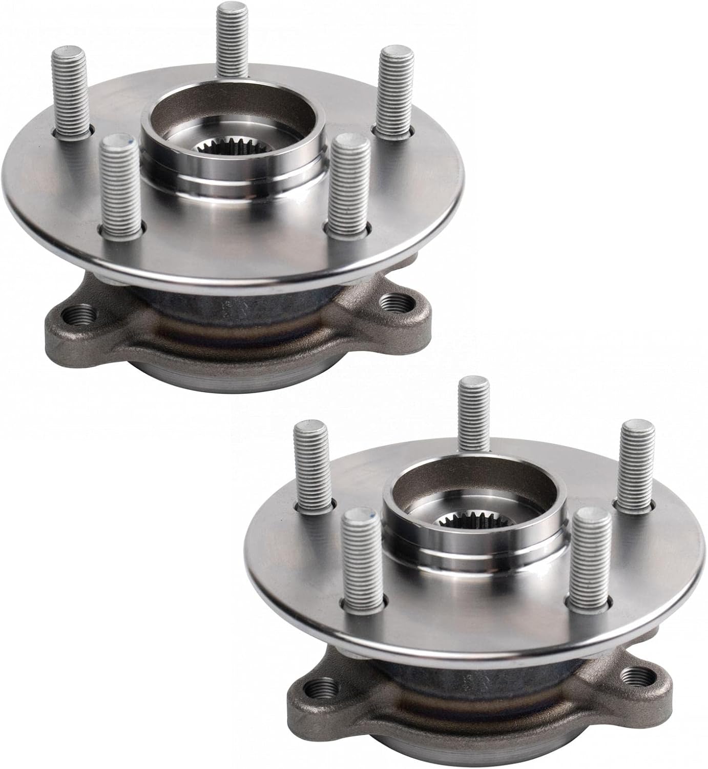 TRQ Front Left and Right Wheel Bearing and Hub Assembly Set 2 Piece Compatible with 21-23 Lexus ES250 2021 Toyota Avalon XLE L4 2.5L 18-22 Camry SE LE XLE XSE L4 2.5L 18-20 Camry L L4 2.5L