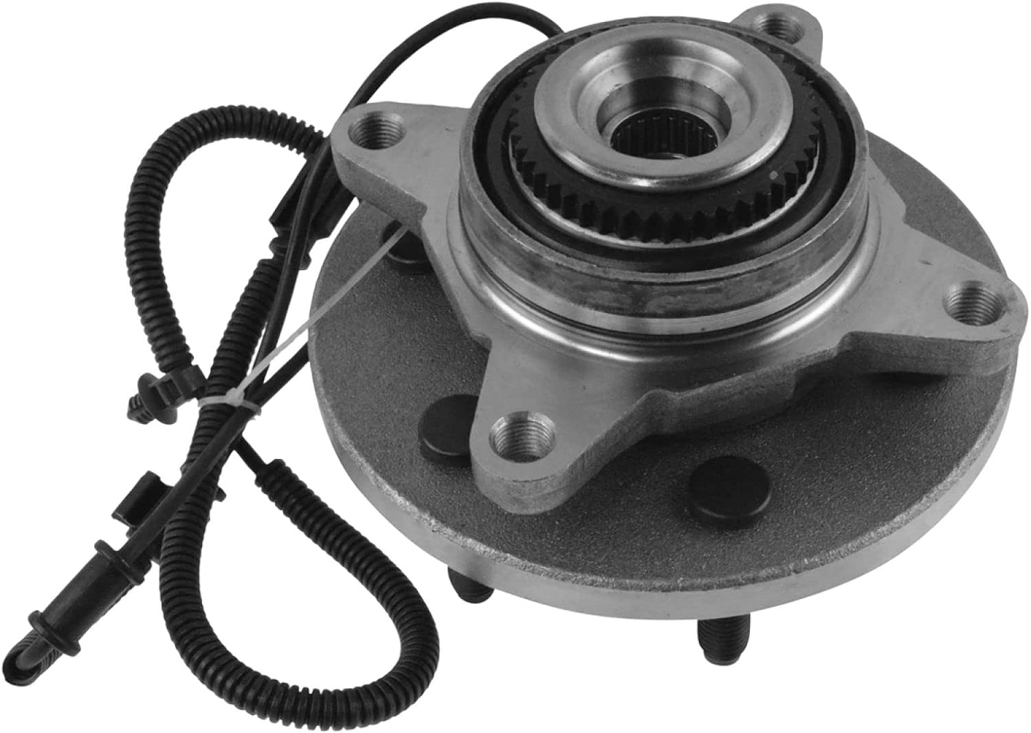 TRQ Front Wheel Bearing and Hub Assembly Compatible with 2010 Ford F-150 AWD 6 Lug Wheels 2011-14 4WD 2011-14 Expedition 2011-14 Lincoln Navigator