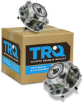 TRQ Front Left Right Wheel Bearing Hub Assembly Pair 2 Piece Compatible with 2010-2023 Lexus GX460 2003-2009 GX470 2003-2023 Toyota 4Runner 4WD 2007-2014 FJ Cruiser 4WD 2005-2023 Tacoma 4WD