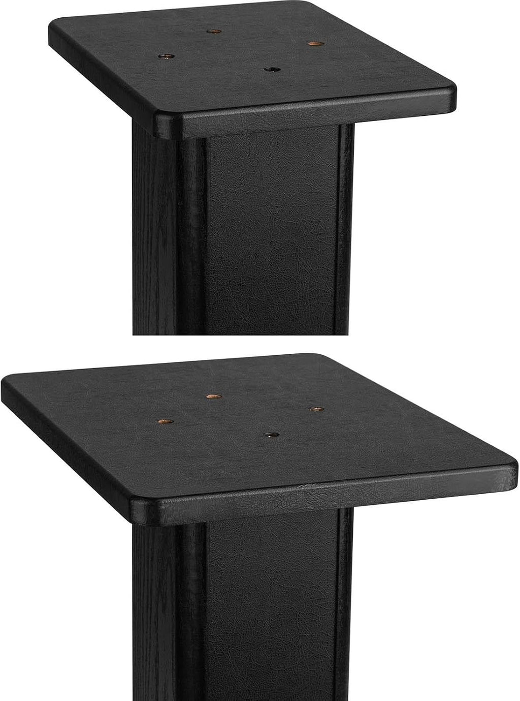 Dayton Audio Universal Wood Speaker Stand Pair (28in Black)