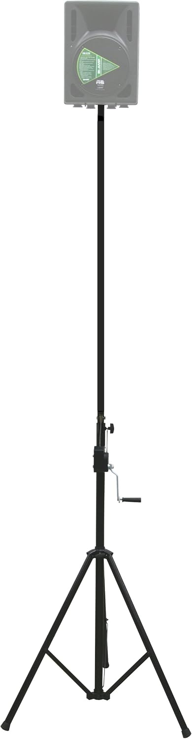 American Sound Connection ASC Pro Audio Mobile DJ Light Stand 10 Foot Height Crank Lighting or Speaker Tripod