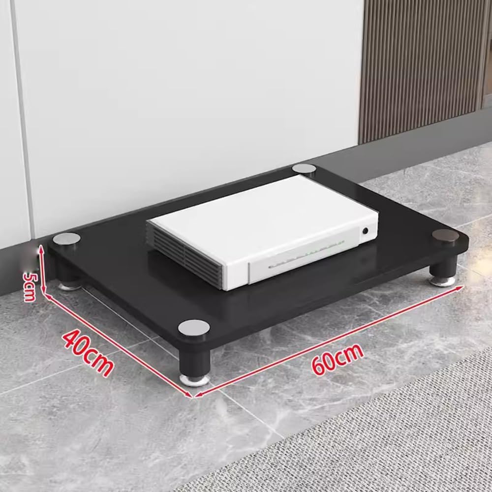 Media Storage Cabinet Rack, Modern Audio-Video Stand, 1/2/3/4-Tier Wood Stereo Cabinet for Organized Media, Ideal for Home Theater and Entertainment Systems