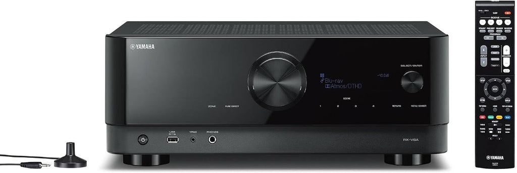 Klipsch Reference 5.2 Home Theater System, Bundle 2X R-625FA Floorstanding 2X R-12SW Subwoofer, R-52C Center, R-41M Bookshelf Speakers, and Yamaha RX-A2AB 7.2-Channel AV Receiver