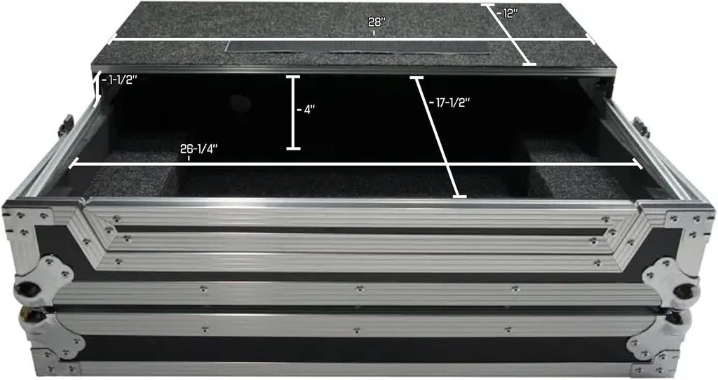 Harmony Audio HCDDJSXLT Flight Glide Laptop Stand Tray DJ Custom Case Compatible with Pioneer DDJ-SX