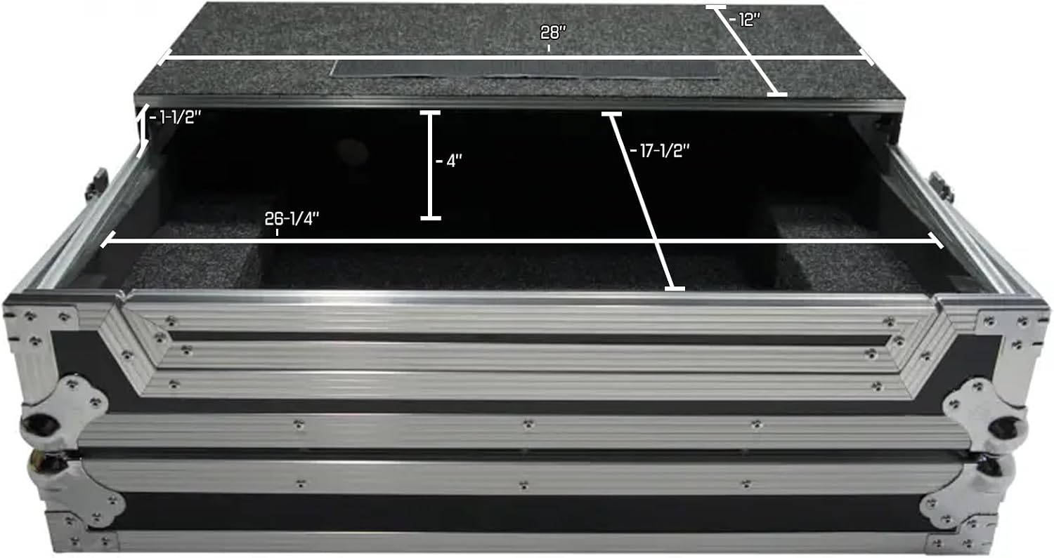 Harmony Audio HCDDJSXLT Flight Glide Laptop Stand Tray DJ Custom Case Compatible with Pioneer DDJ-SX