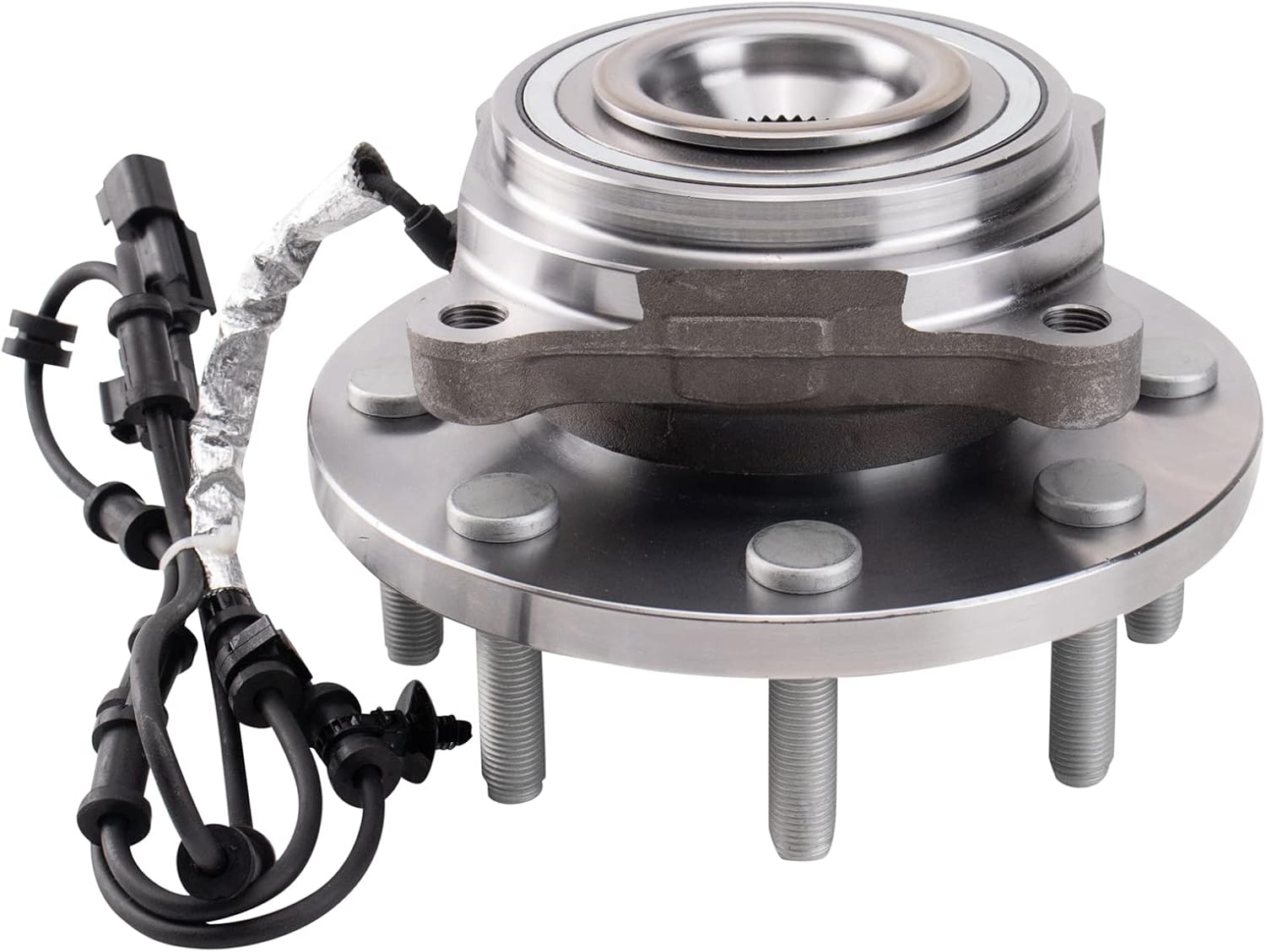 TRQ Front Left and Right Wheel Bearing and Hub Assembly 2 Piece Set Compatible with 2019-2024 Ram 2500 Ram 3500