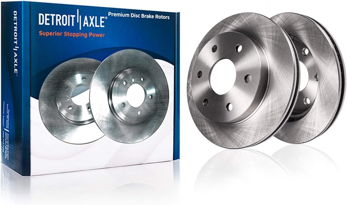 Detroit Axle - Brake Kit for Sierra Silverado 1500 Escalade Tahoe Yukon Disc Brake Rotors Brake Pads Front Brake Calipers Replacement : 12.99' inch Front & 13.58' inch Rear Rotor