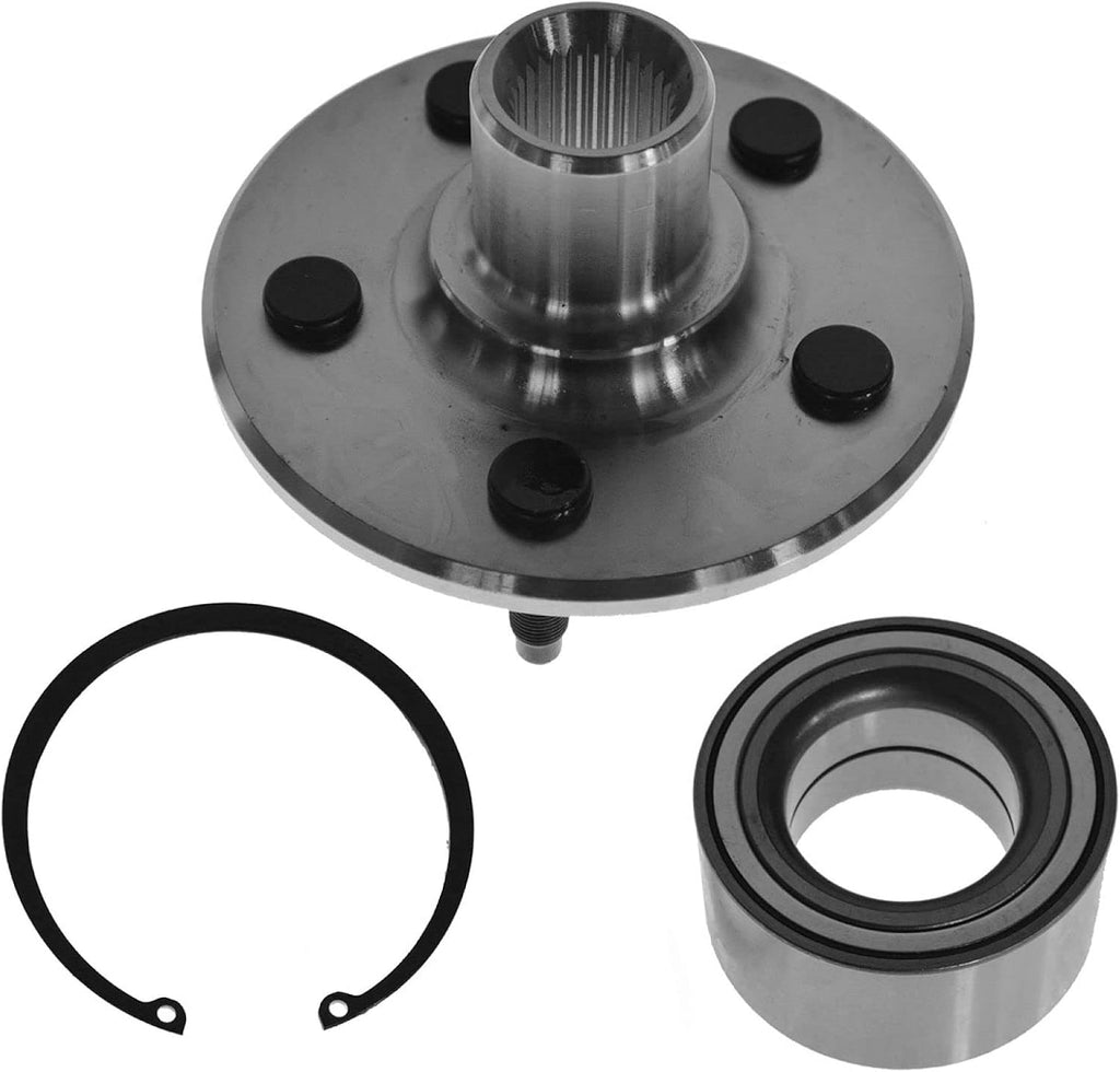 TRQ 2 Piece Front Rear Wheel Bearing & Hub Assembly Set Compatible with 2002-2005 Ford Explorer 2003-2005 Lincoln Aviator Mercury Mountaineer