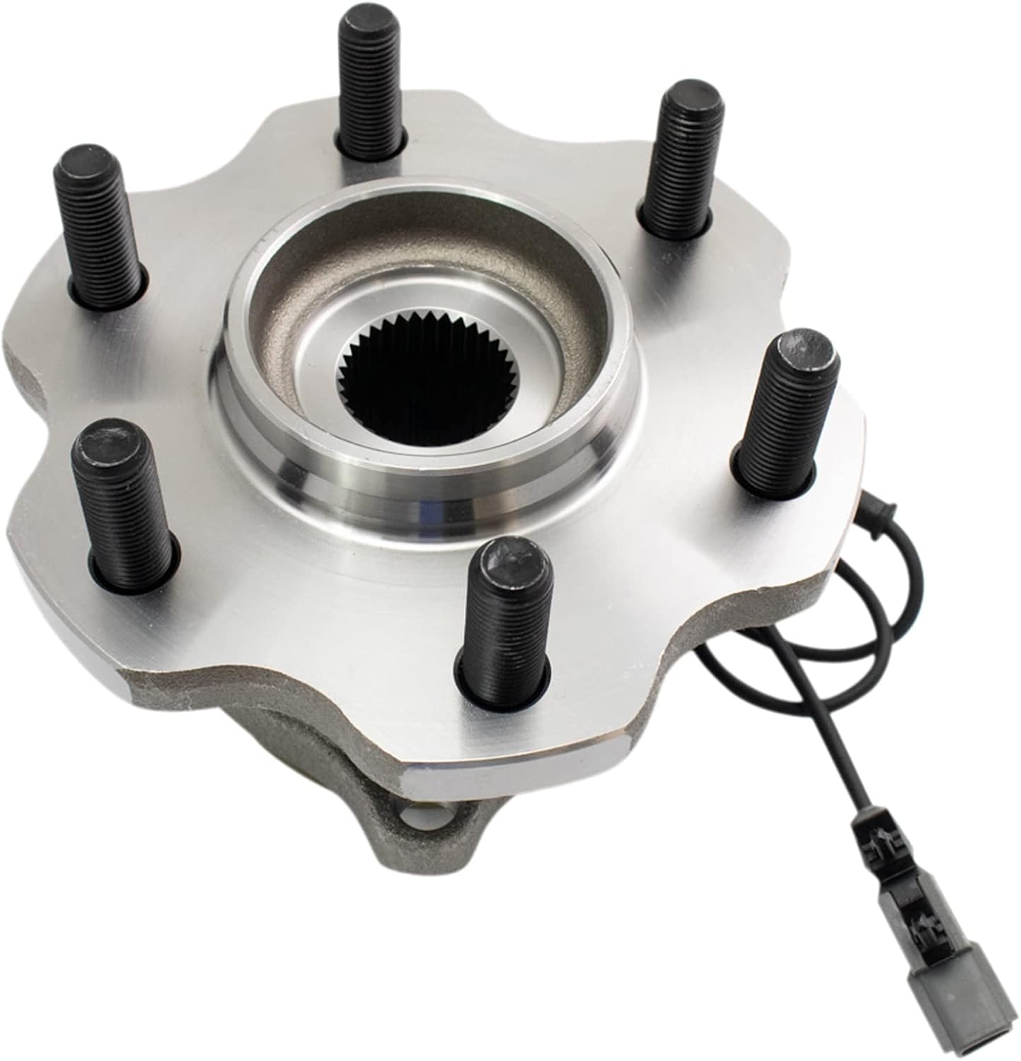 TRQ Rear Driver and Passenger Side Wheel Bearing and Hub Assembly Set 2 Piece Compatible with 2011-2013 Infiniti QX56 2014-2022 QX80 2017-2022 Nissan Armada