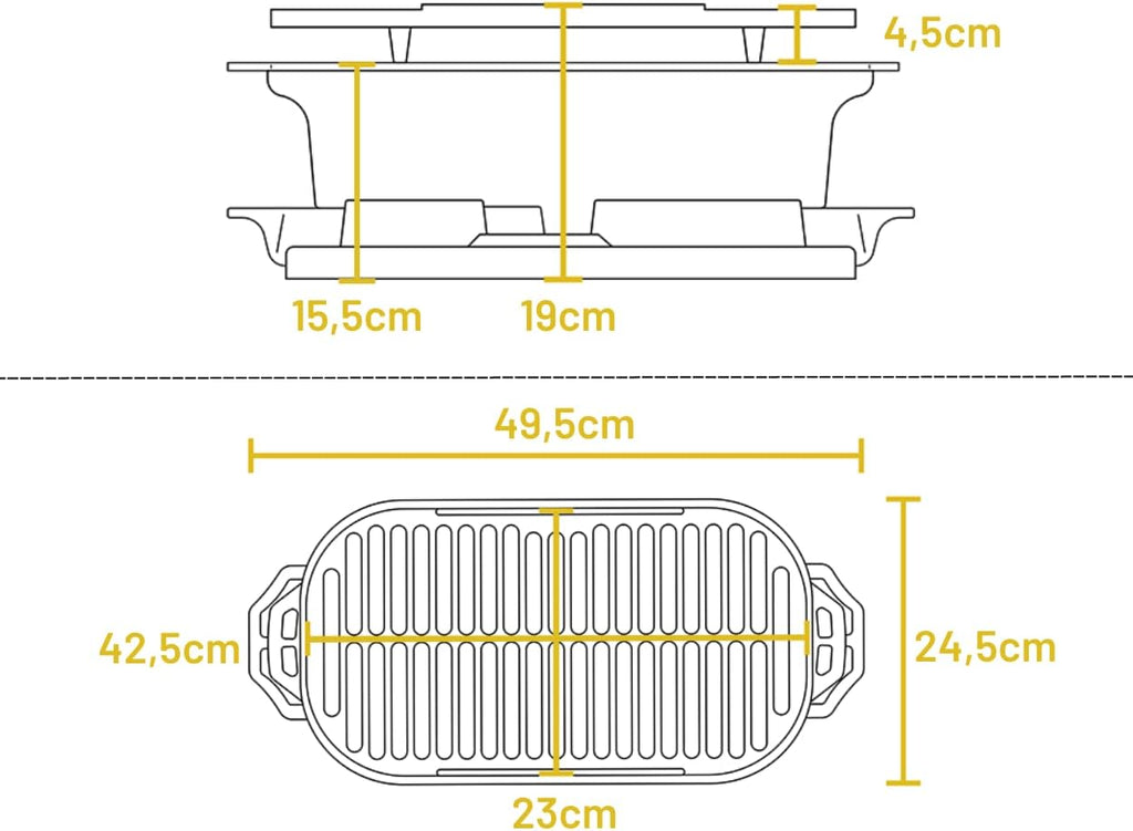 Lodge Cast Iron Sportsman's Pro Grill