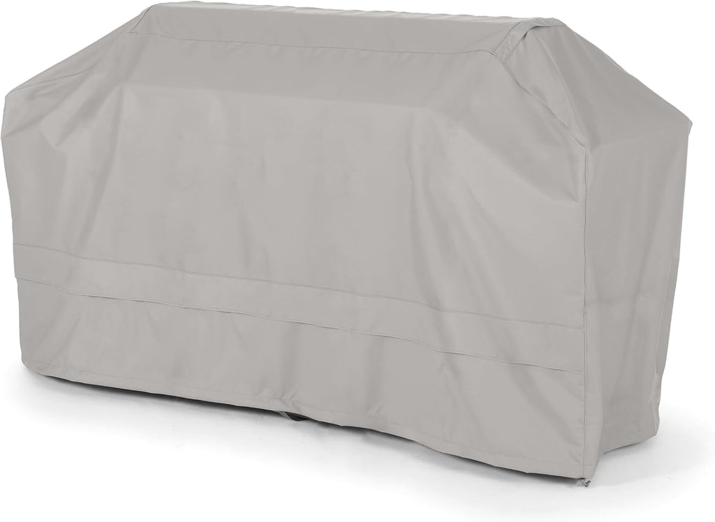Covermates Island Grill Cover - Rip-Resistant Water-Resistant All-Weather Outdoor BBQ Cover with Mesh Vents, Heavy-Duty 600D Polyester Protection for Large Island Grills, 110 Inch, Ripstop Grey