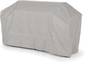 Covermates Island Grill Cover - Rip-Resistant Water-Resistant All-Weather Outdoor BBQ Cover with Mesh Vents, Heavy-Duty 600D Polyester Protection for Large Island Grills, 74 Inch, Ripstop Grey