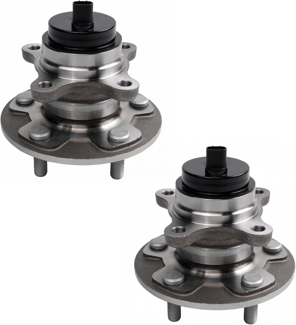 TRQ 2 Piece Front Wheel Bearing & Hub Assembly Set Compatible with 2016-2020 Lexus GS F 2015-2022 RC F