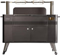 Everdure by Heston Blumenthal HUB 54-In. Charcoal Grill With Patented Built-in Rotisserie System & Quick Electric Ignition, Outdoor BBQ, Electric Starter, Adjustable Height, Easy Clean-Up, Matte Black