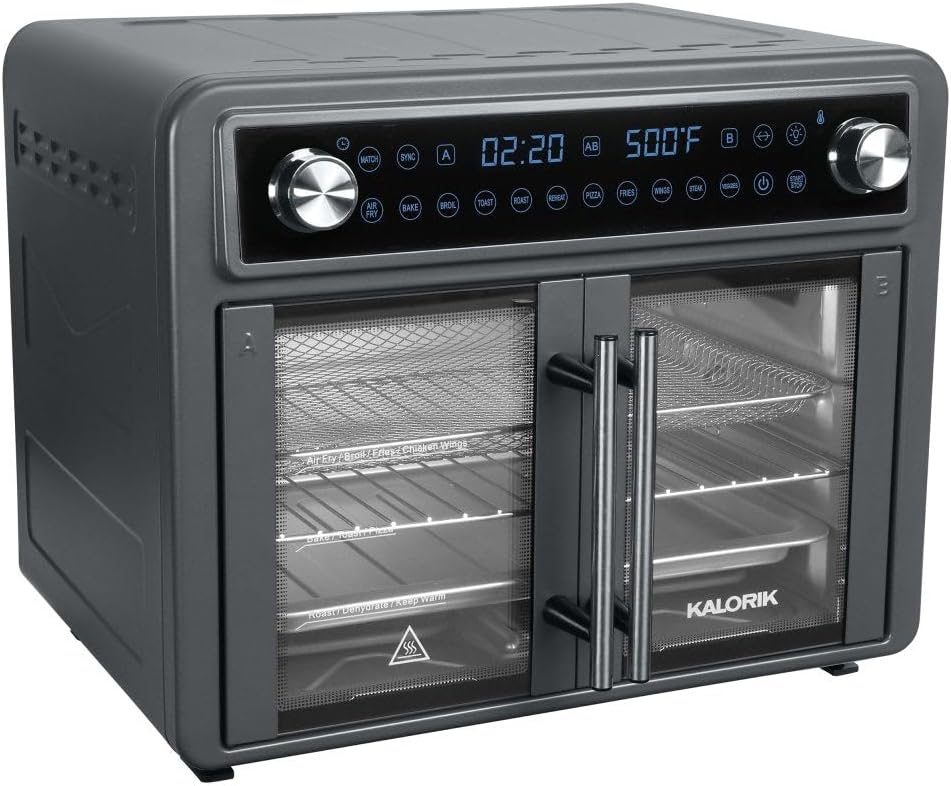 Kalorik MAXX 26 Quart Flex Sync Air Fryer Oven with 14 Accessories