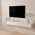 Floating TV Shelf Wall Shelf Wall Mounted TV Cabinet Home Entertainment Center TV Stands Book Shelf Game Media TV Console With drawer Storage Shelf Bedroom Living room Audio-visual Equipment Shelves